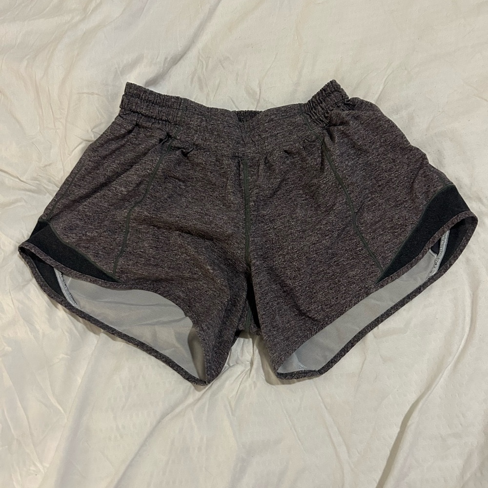 Lululemon Hotty Hot Gray Athletic Shorts